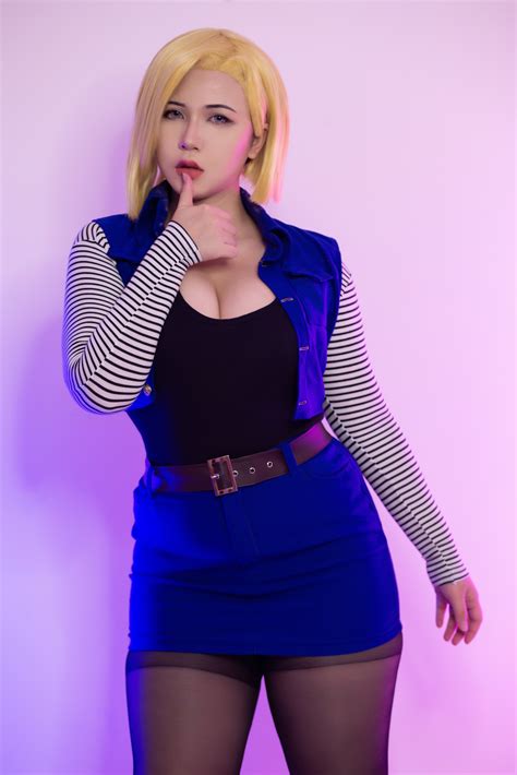 android 18 sexy cosplay